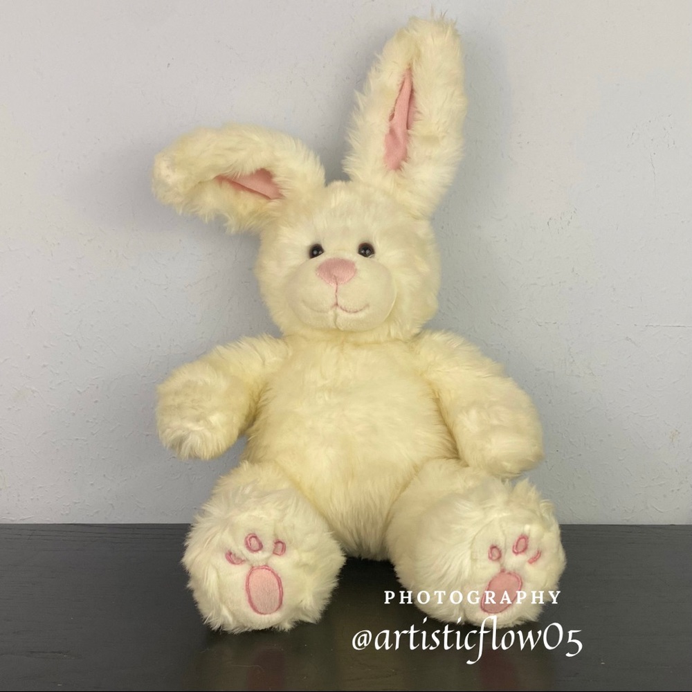 NEW! RARE! 2006 Limited Edition Build a Bear White 18” Springtime Fun Bunny
